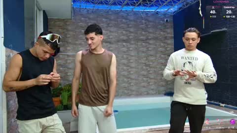 Snapshot of boysgang_sex chatting on 02.23.25 Angelo Mark Fernando Taylor online show from 02.23.25