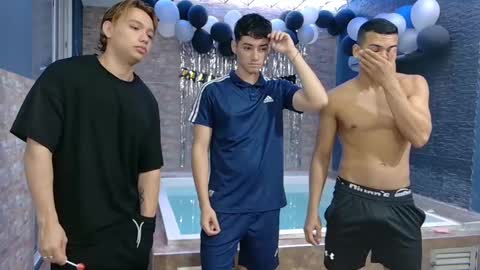 Snapshot of boysgang_sex chatting on 09.12.25 Angelo Mark Fernando Taylor online show from 09.12.25