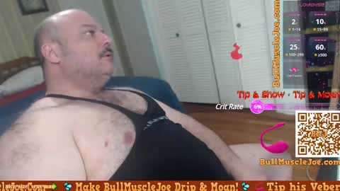 Snapshot of bullmusclejoe chatting on 12.11.24 BullMuscleJoe online show from 12.11.24