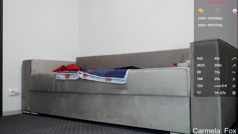 Snapshot of carmela_fox chatting on 10.10.25 Carmela online show from 10.10.25