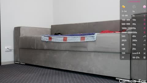 Snapshot of carmela_fox chatting on 10.13.25 Carmela online show from 10.13.25