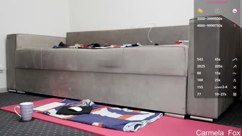 Snapshot of carmela_fox chatting on 10.27.25 Carmela online show from 10.27.25