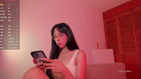 Snapshot of cat_loren chatting on 02.06.25 Loren online show from 02.06.25