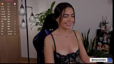 Snapshot of catalella_01 chatting on 02.13.25 MACARENA online show from 02.13.25