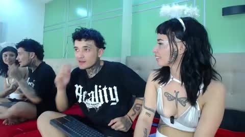 Snapshot of catalellaandpaul chatting on 03.08.25 CatalellaAndPaul online show from 03.08.25