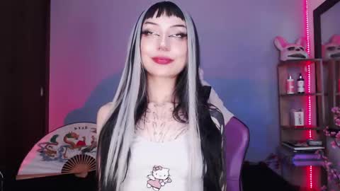 Snapshot of cati_petite chatting on 02.20.25 Cati help me reach my goal of 100 thumbs up again 3 online show from 02.20.25