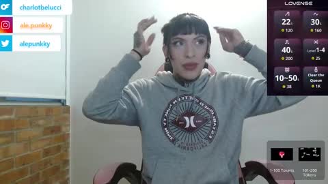 Snapshot of charlotbelucci_ chatting on 10.30.25 Ale punky online show from 10.30.25