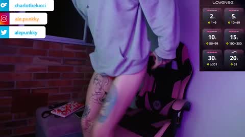 Snapshot of charlotbelucci_ chatting on 11.11.25 Ale punky online show from 11.11.25