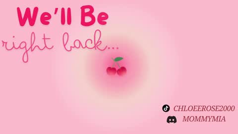 ChloeeRose online show from 02.01.25