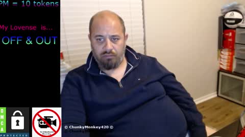 Snapshot of chunkymonkey420 chatting on 02.15.25 Spencer Smokey Bear online show from 02.15.25