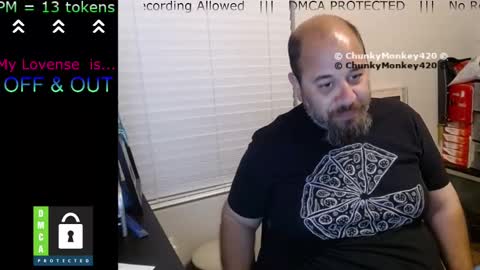 Snapshot of chunkymonkey420 chatting on 03.11.25 Spencer Smokey Bear online show from 03.11.25