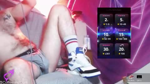 Snapshot of coffeeandcum1991 chatting on 10.23.25 CoffeeandCum online show from 10.23.25