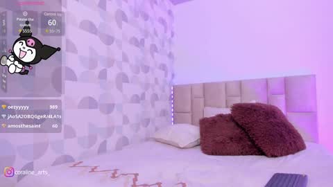 Snapshot of coraline_arts chatting on 12.12.24 Cora online show from 12.12.24