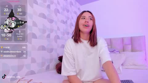 Snapshot of coraline_arts chatting on 01.07.25 Cora online show from 01.07.25