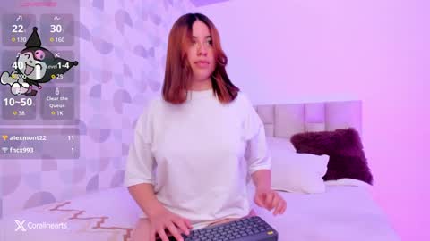 Snapshot of coraline_arts chatting on 02.03.25 Cora online show from 02.03.25