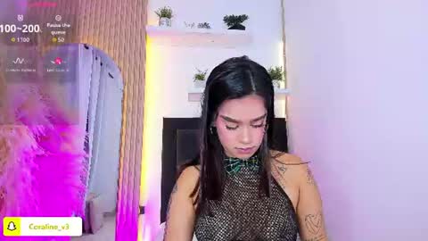 Snapshot of coraline_v chatting on 06.16.26 Coraline connected from 10 pm to 6 am Colombia time online show from 06.16.26