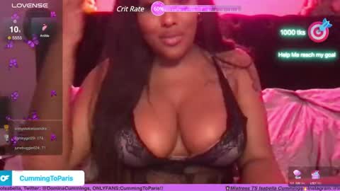 Cumming To Mistress Isabella Cummings online show from 12.11.24