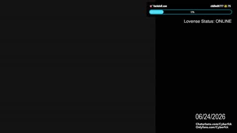 Snapshot of cyberfck chatting on 06.25.26 cyberfck online show from 06.25.26
