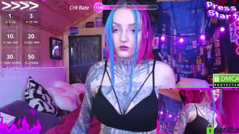 Snapshot of cybernekko chatting on 12.02.24 Neko online show from 12.02.24