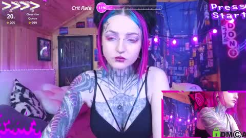 Snapshot of cybernekko chatting on 12.02.24 Neko online show from 12.02.24