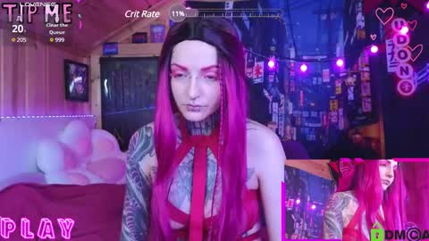 Snapshot of cybernekko chatting on 12.19.24 Neko online show from 12.19.24