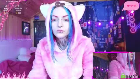 Snapshot of cybernekko chatting on 12.28.24 Neko online show from 12.28.24