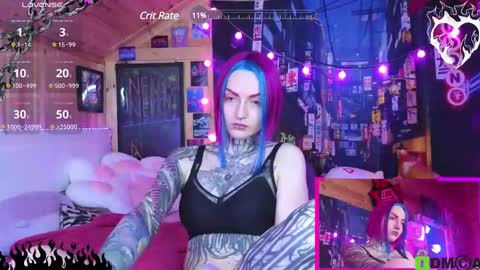 Snapshot of cybernekko chatting on 12.29.24 Neko online show from 12.29.24