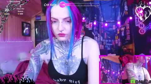 Snapshot of cybernekko chatting on 01.27.25 Neko online show from 01.27.25