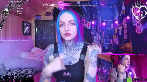 Snapshot of cybernekko chatting on 01.29.25 Neko online show from 01.29.25