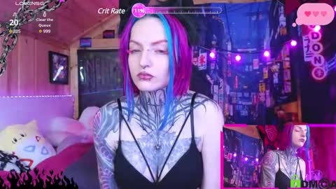 Snapshot of cybernekko chatting on 03.02.25 Neko online show from 03.02.25