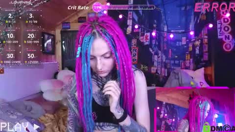 Snapshot of cybernekko chatting on 09.11.25 Neko online show from 09.11.25