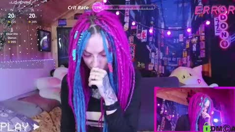 Snapshot of cybernekko chatting on 09.17.25 Neko online show from 09.17.25