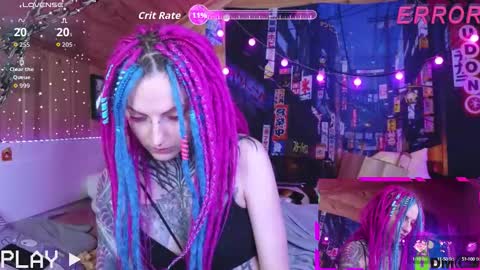 Snapshot of cybernekko chatting on 09.21.25 Neko online show from 09.21.25