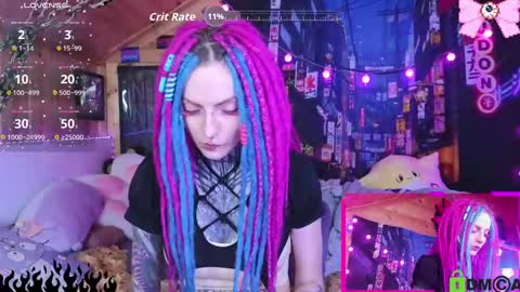 Snapshot of cybernekko chatting on 09.28.25 Neko online show from 09.28.25