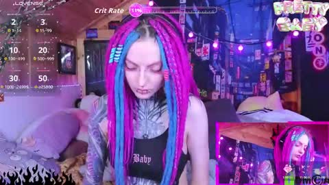 Snapshot of cybernekko chatting on 10.01.25 Neko online show from 10.01.25