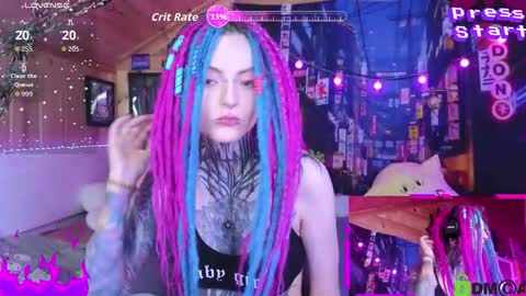 Snapshot of cybernekko chatting on 10.05.25 Neko online show from 10.05.25