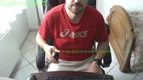 Snapshot of cypheros2025 chatting on 10.27.25 Chris online show from 10.27.25