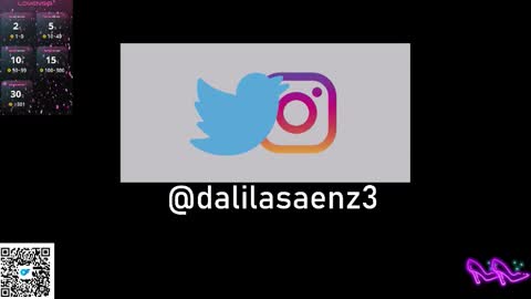 Snapshot of dalila_oficials chatting on 09.28.25 online show from 09.28.25