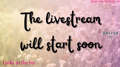 DeLite  Next stream on Wednesday or Thurdsay  online show from 12.10.24