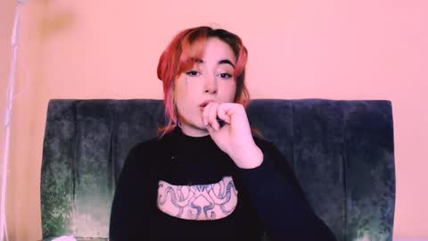 Snapshot of ediefris chatting on 12.18.24 fickle demon made of clumps of matter online show from 12.18.24