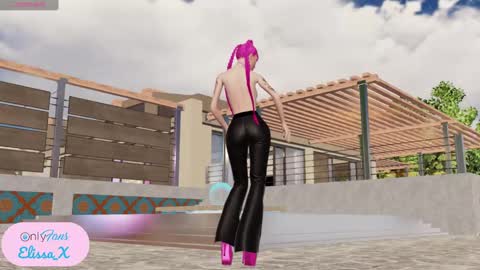Snapshot of elissayum chatting on 01.20.25 Petite Yumi online show from 01.20.25