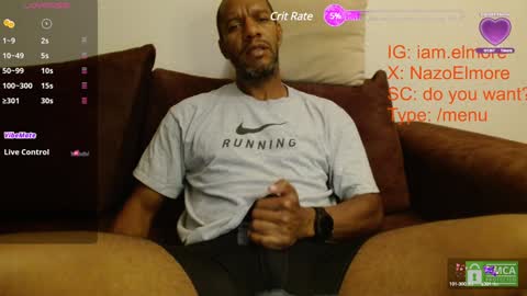 My name is Elmore. Please say hello I like to chat with you. If you have requests or dirty talk please use tip online show from 01.10.25