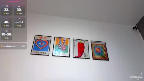 Snapshot of emmycb chatting on 10.21.25 Em online show from 10.21.25