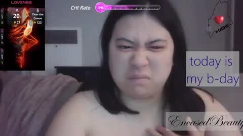 Snapshot of encasedbeauty chatting on 12.10.24 Ela online show from 12.10.24