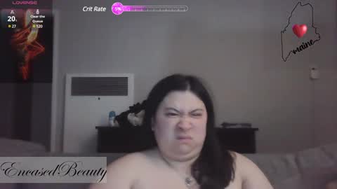 Snapshot of encasedbeauty chatting on 01.28.25 Ela online show from 01.28.25