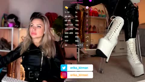 Snapshot of erika_kirman chatting on 01.18.26 Erika online show from 01.18.26