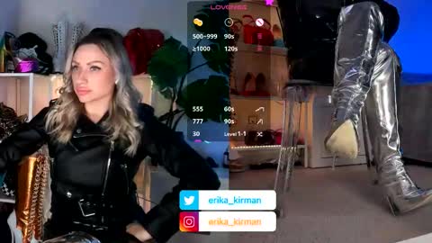 Snapshot of erika_kirman chatting on 01.19.26 Erika online show from 01.19.26