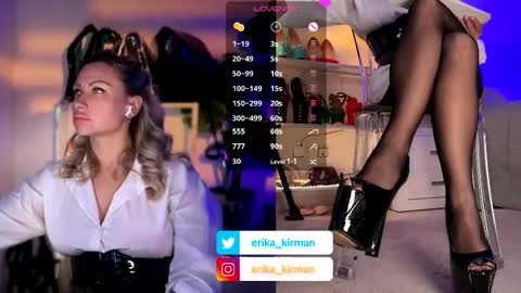 Snapshot of erika_kirman chatting on 03.23.26 Erika online show from 03.23.26