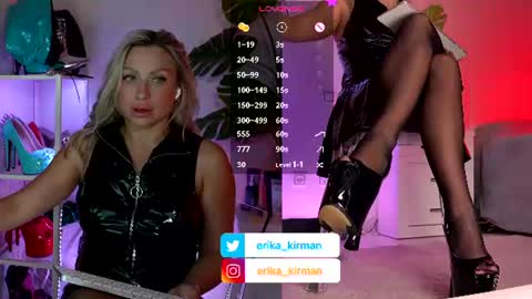 Snapshot of erika_kirman chatting on 06.11.26 Erika online show from 06.11.26