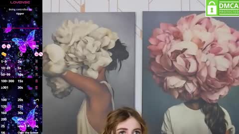 Snapshot of eva__summers chatting on 02.24.25 Eva online show from 02.24.25